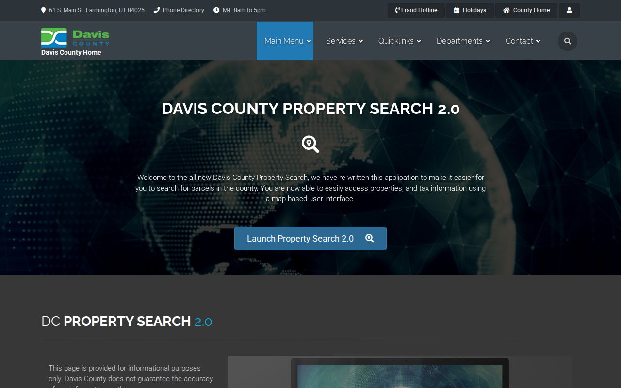 Farmington residents directory Davis County Property Search
